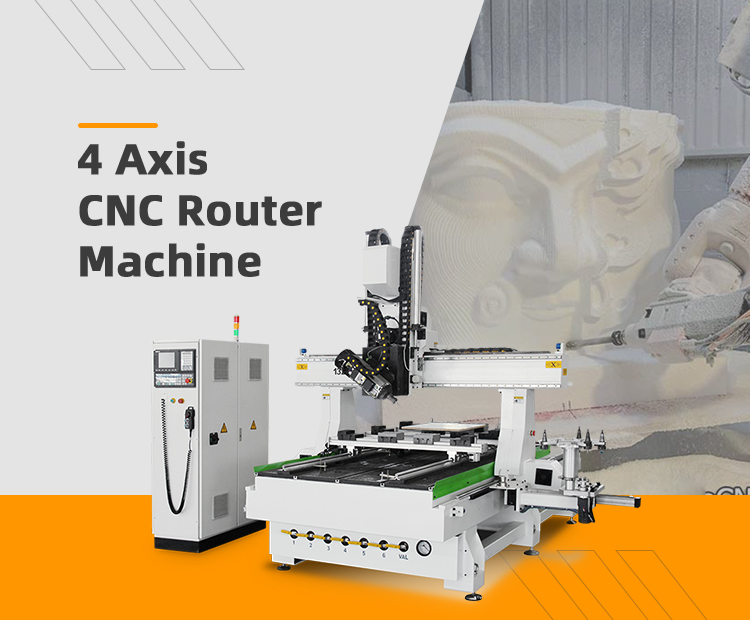 ¿Cuáles son las industrias de aplicaciones y las ventajas de la aplicación de la máquina de grabado CNC de cuatro ejes?