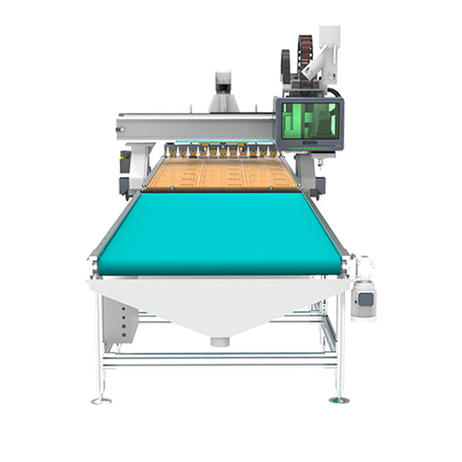 Línea de producción de máquinas de muebles CNC de alimentación automática